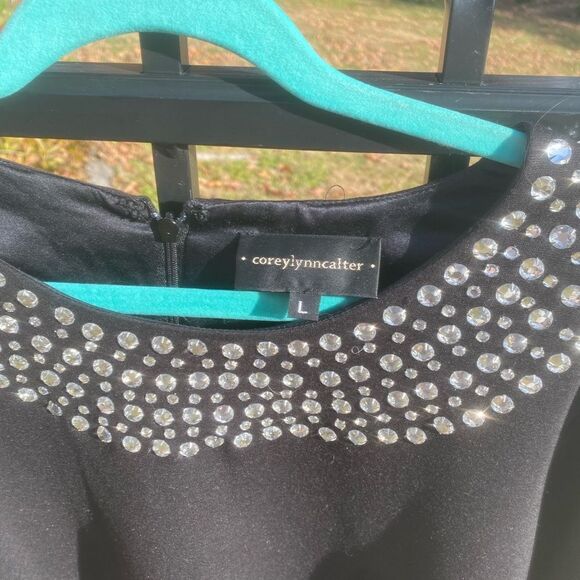 Corey Lynn Calter Crystal Beaded Dress - Picture 6 of 7